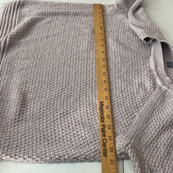 Old Navy crew neck lavender knit pullover sweater size large - Picture 7 of 8